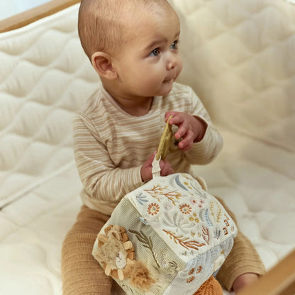 Little Dutch Soft Activity Cube - Safari Friends