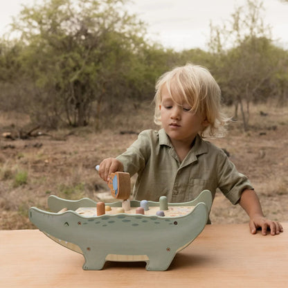 Little Dutch Wooden Hammer Bench - Safari Friends