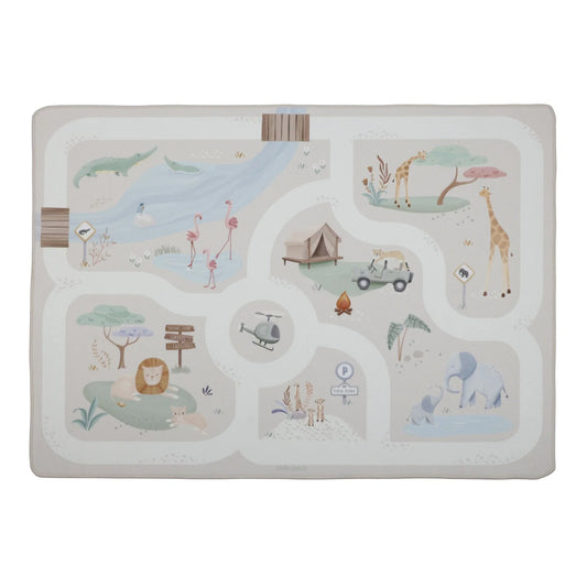 Little Dutch Car Play Mat - Safari Friends