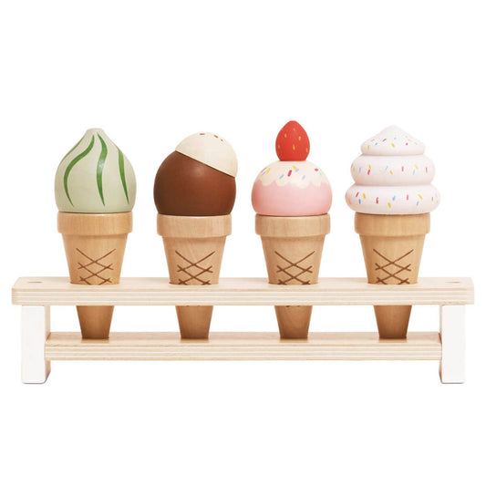 Le Toy Van Ice Cream Cones & Stand