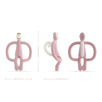 Matchstick Monkey Original Teether - Dusty Pink