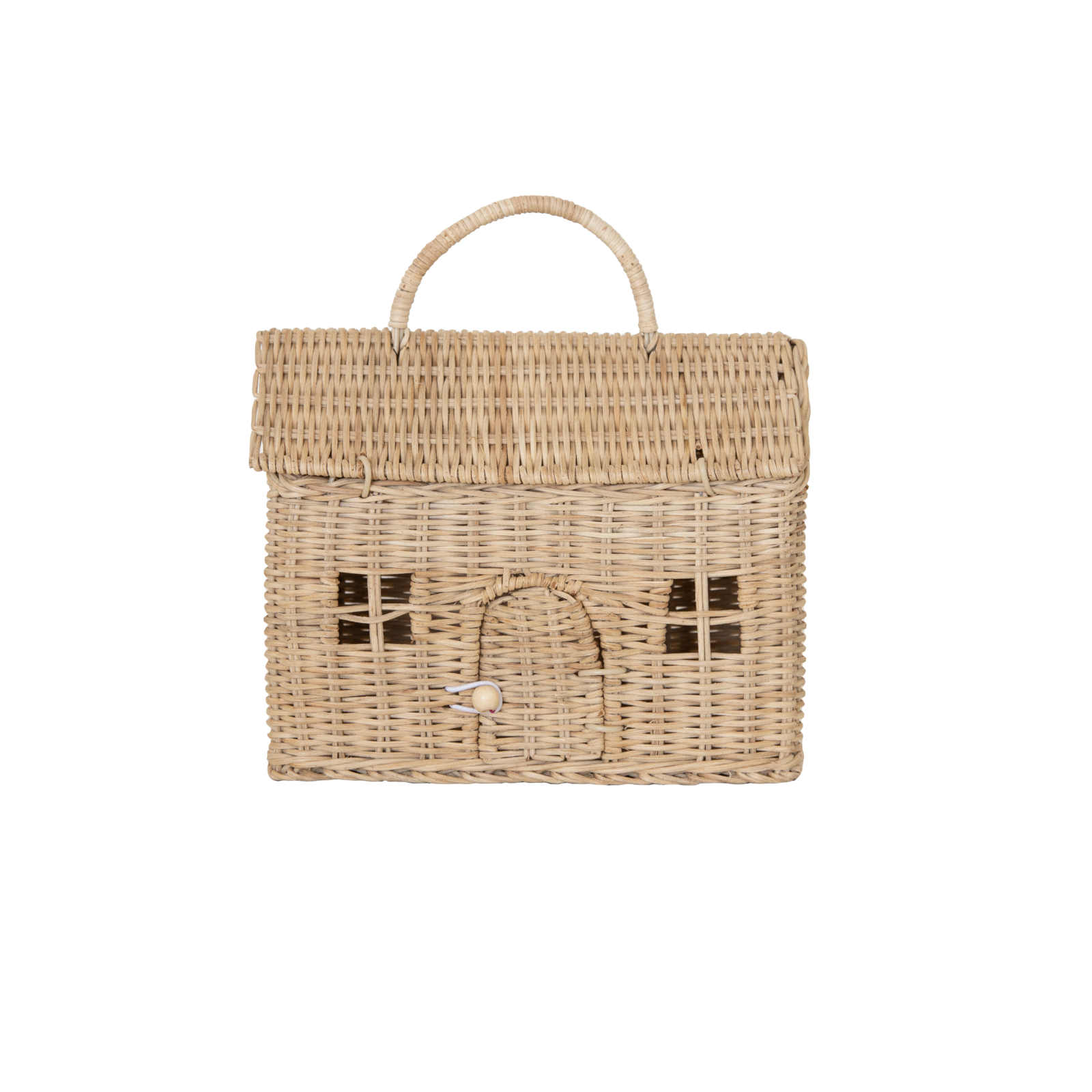 Olli Ella Rattan Casa Clutch image 1