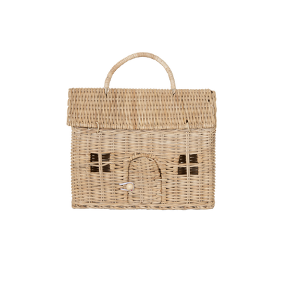 Olli Ella Rattan Casa Clutch image 1