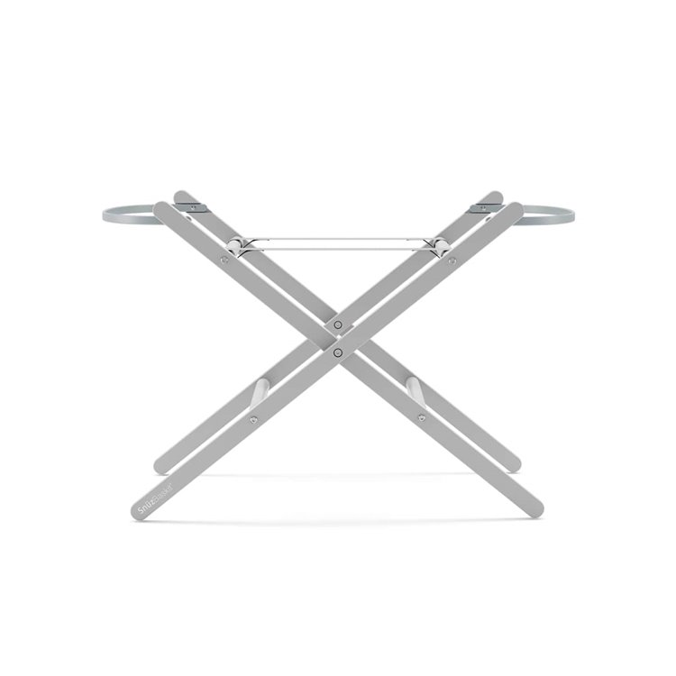 Snüz SnuzBaskit Light Grey Moses Basket & Dove Stand image 2