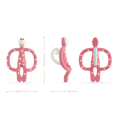 Matchstick Monkey Original Teether - Hearts
