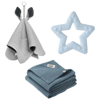 BIBS Newborn Gift Set Baby Blue image 1