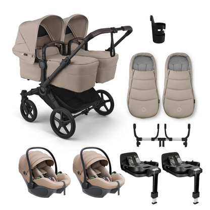 Bugaboo Donkey 6 Twin Complete Bundle with Avionaut Pixel 3 Travel System