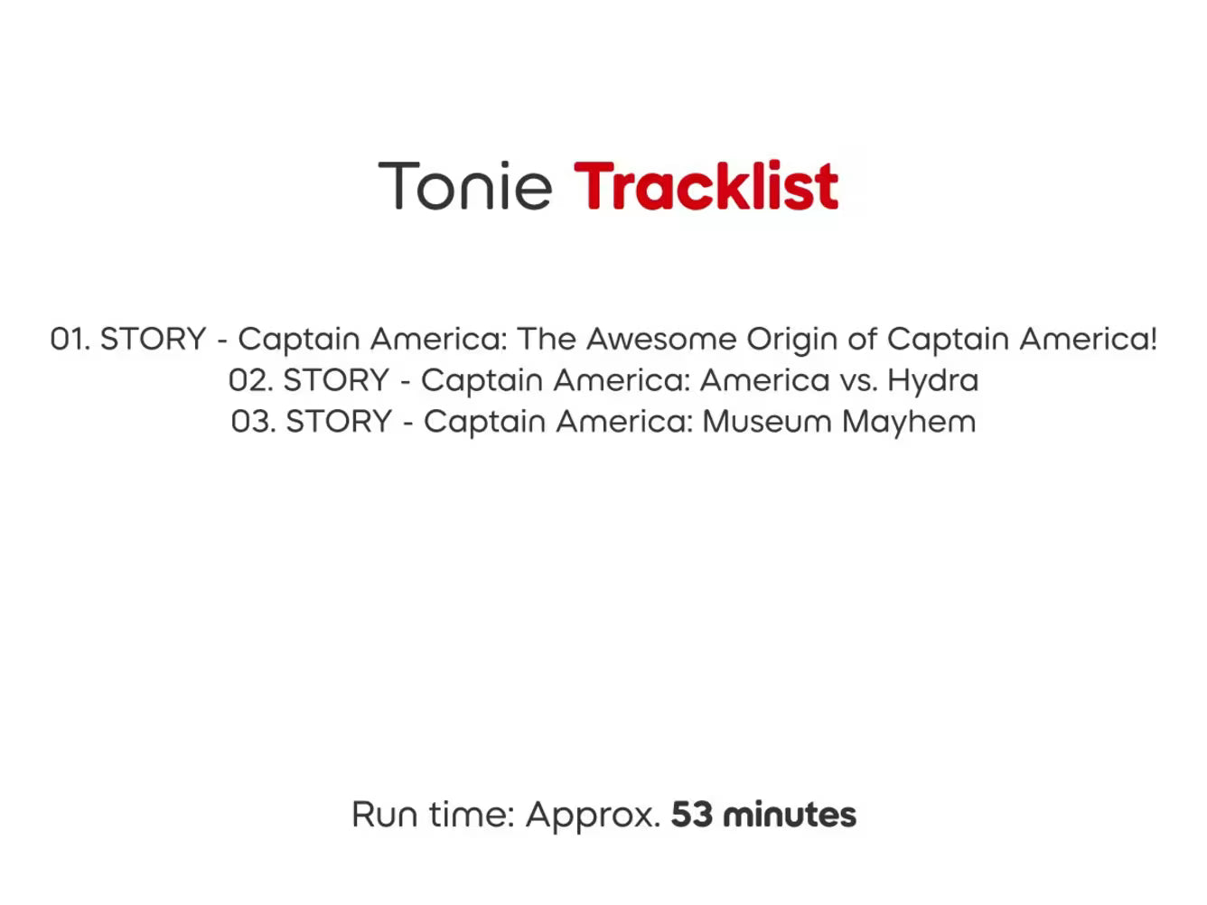 Tonies - Marvel - Captain America