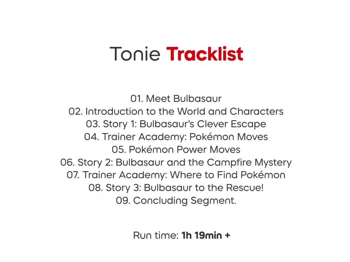 Tonies - Pokémon: Bulbasaur