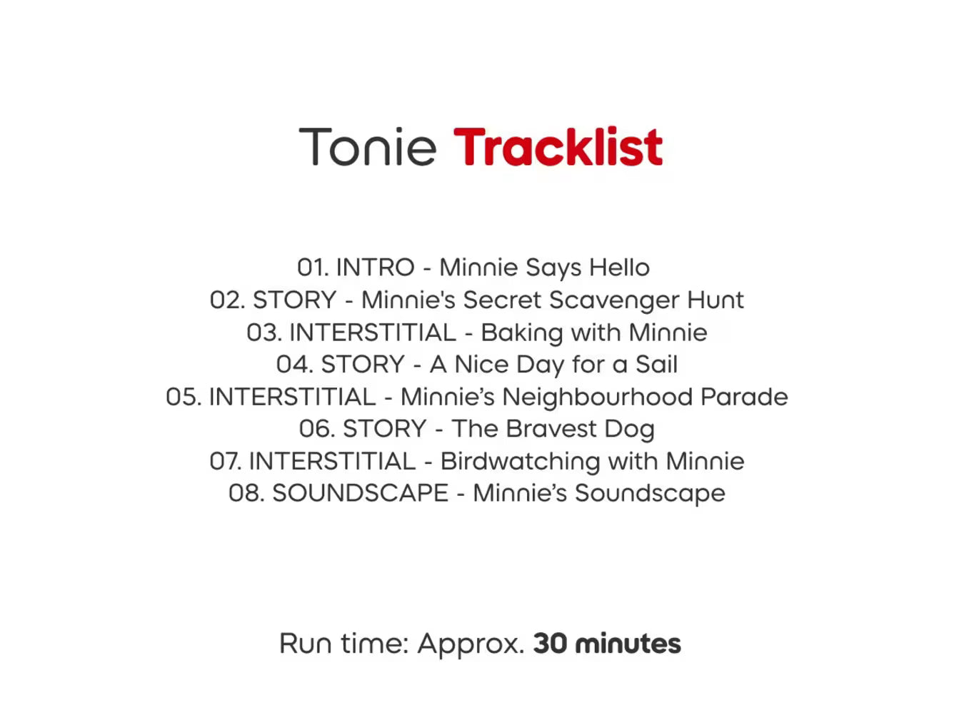 Tonies Cuddle Tonie - Minnie Mouse