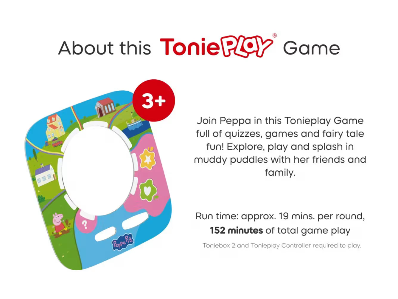 Tonies - Tonieplay Peppa Pig: Playdate with Peppa