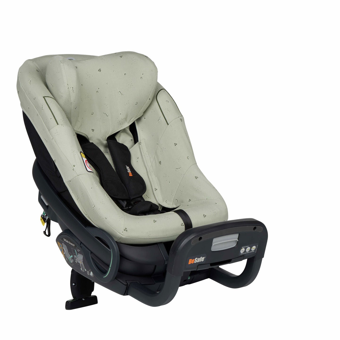BeSafe Child Seat Cover Stretch - Green Leaf