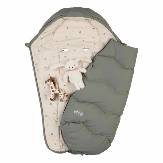 Voksi Explorer Warm Footmuff - Meadow Green