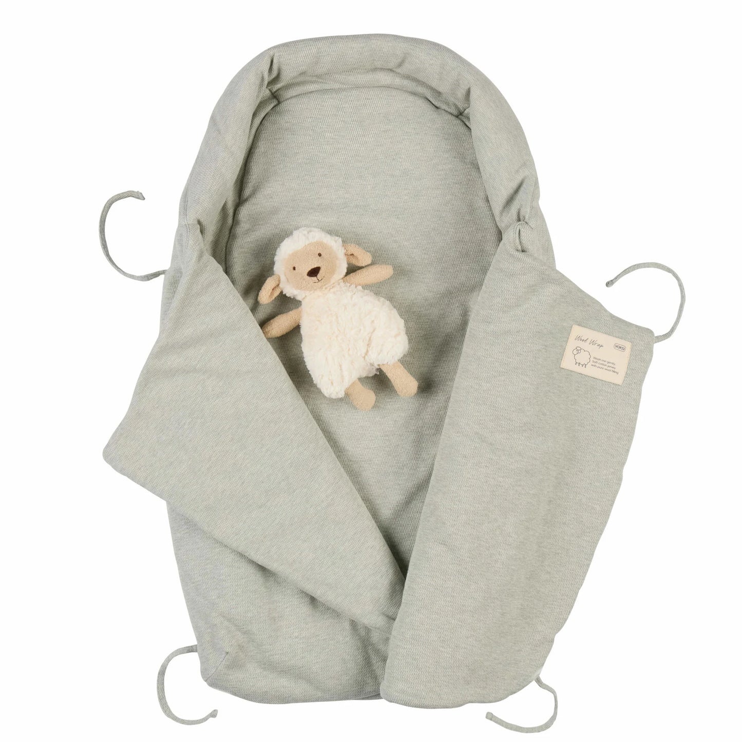 Voksi Wool Wrap Swaddle Bag - Misty Green