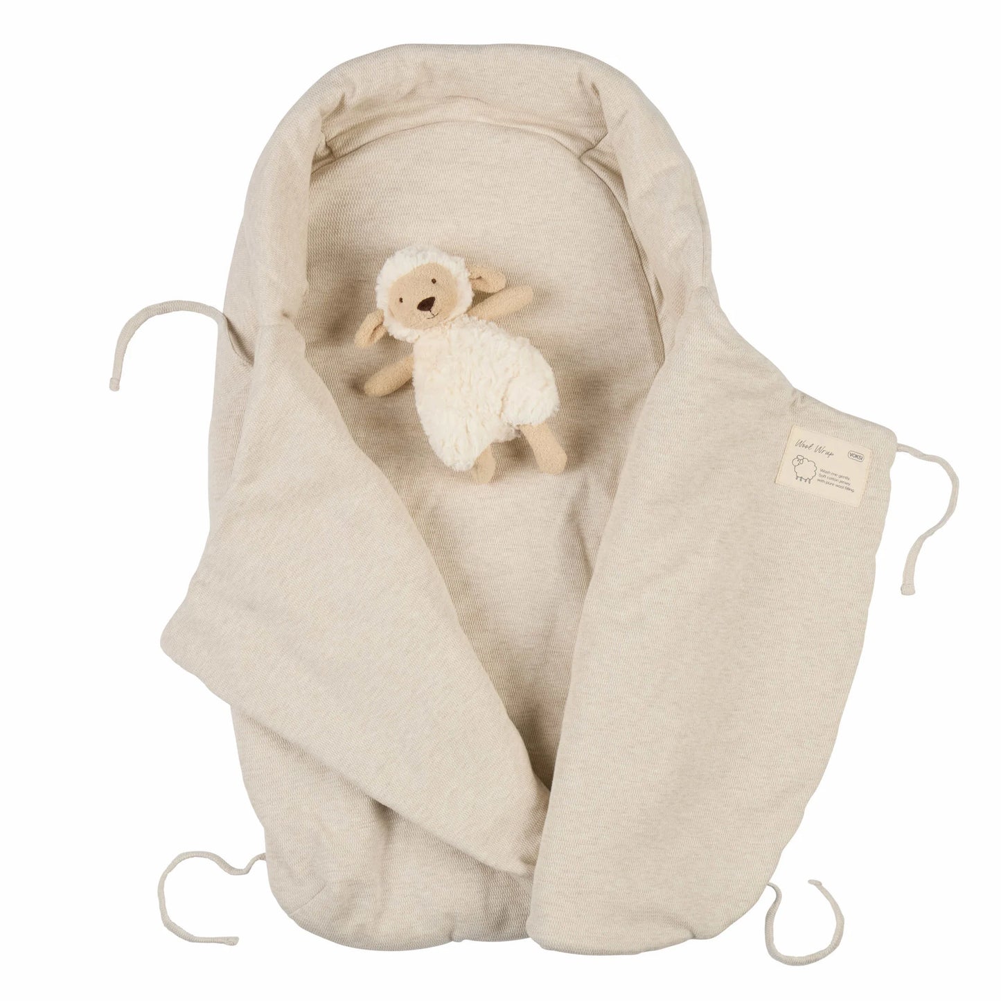 Voksi Wool Wrap Swaddle Bag - Sand