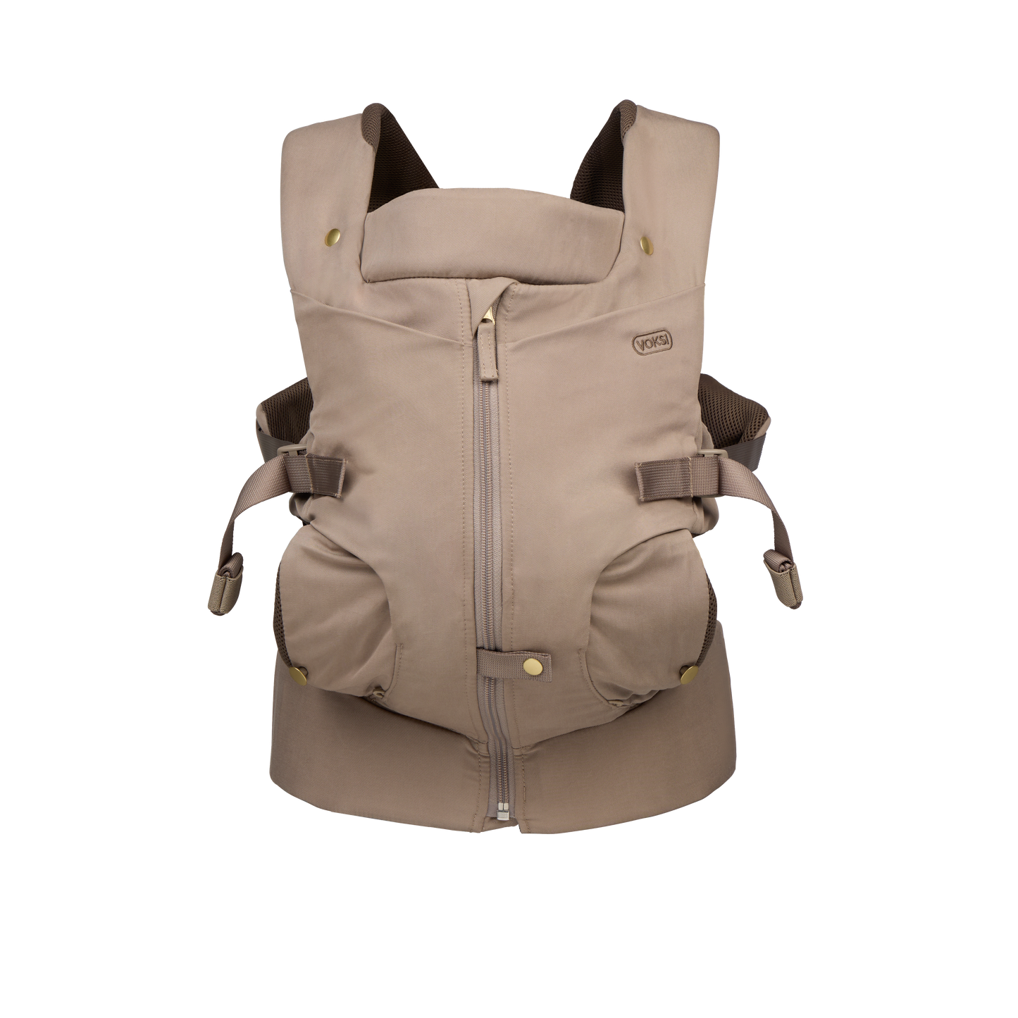 Voksi Huddle Zip On Baby Carrier - Clay