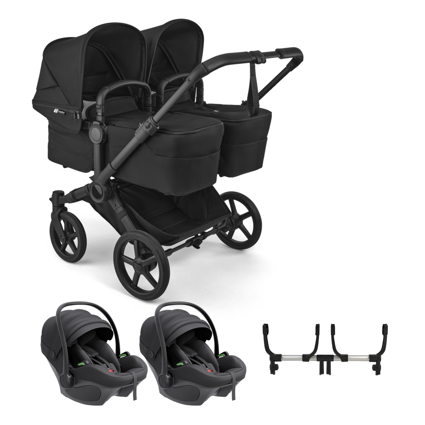 Bugaboo Donkey 6 Twin with Avionaut Pixel 3 Travel System