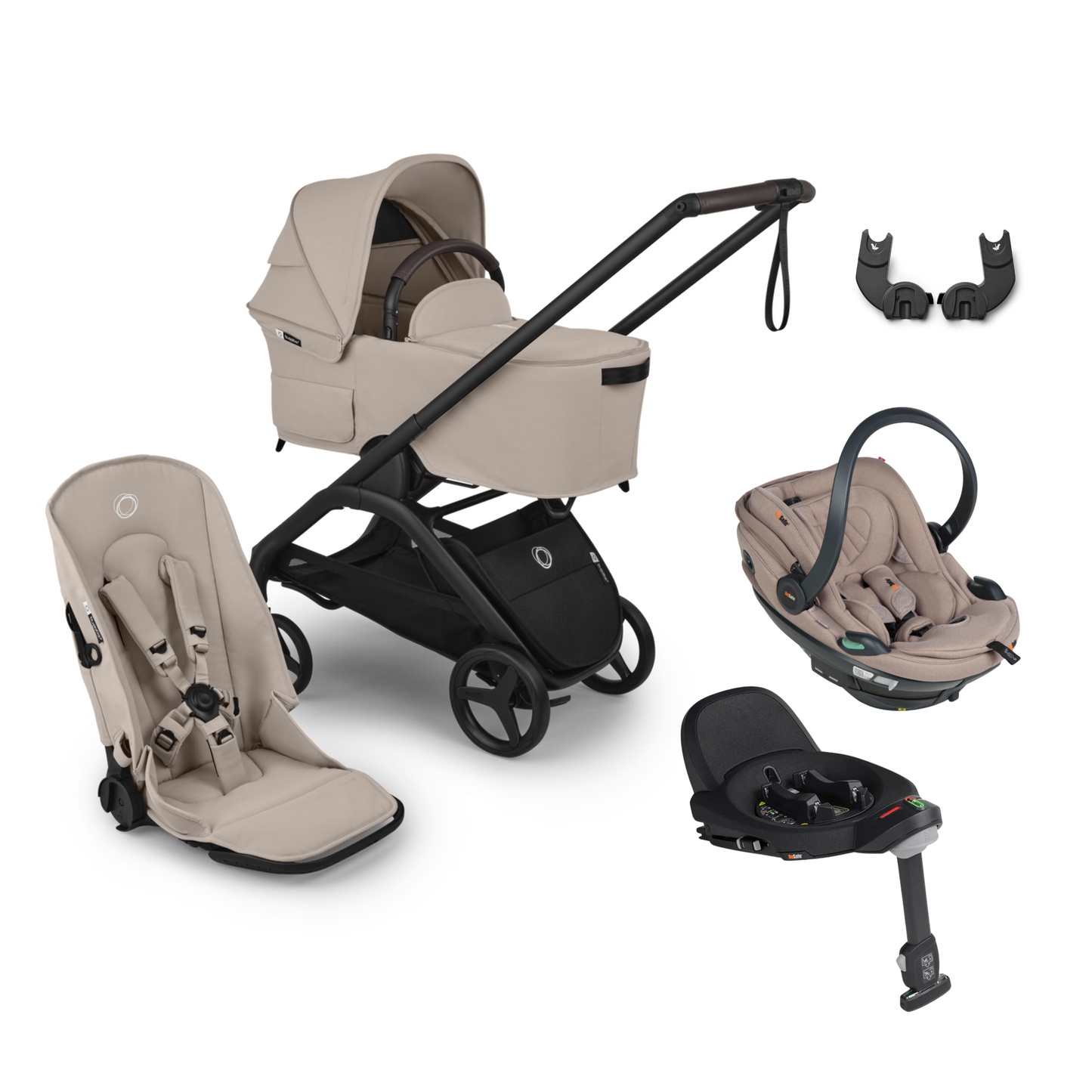 Bugaboo Dragonfly Plus Bundle with BeSafe Go Beyond 2 Travel System