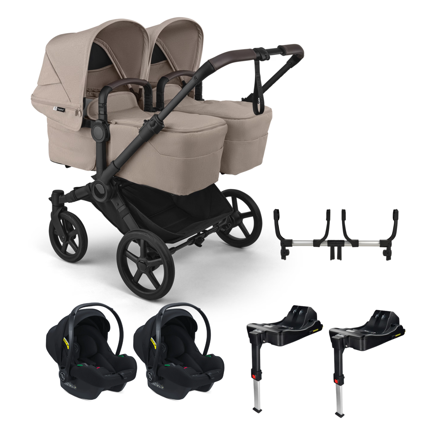 Bugaboo Donkey 6 Twin with Avionaut Cosmo Smart Travel System