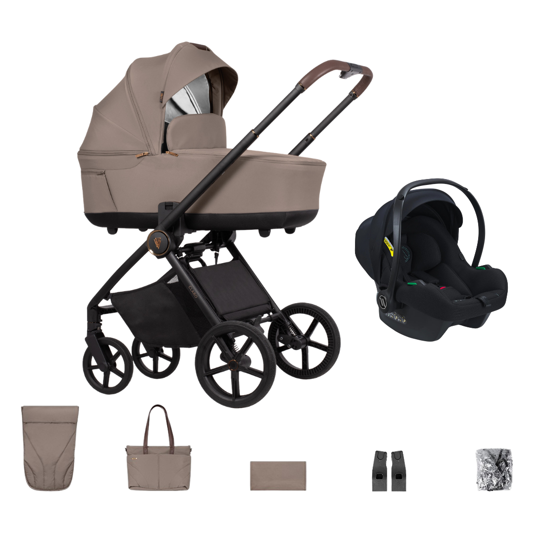 Venicci Claro Pushchair Bundle with Avionaut Cosmo Travel System