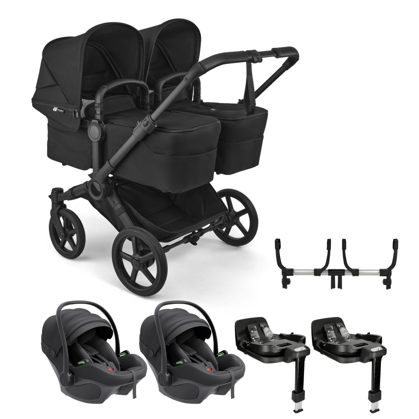 Bugaboo Donkey 6 Twin with Avionaut Pixel 3 Travel System