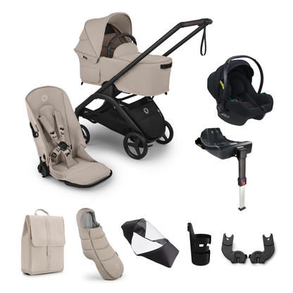 Bugaboo Dragonfly Plus Essential Bundle with Avionaut Cosmo Smart Travel System