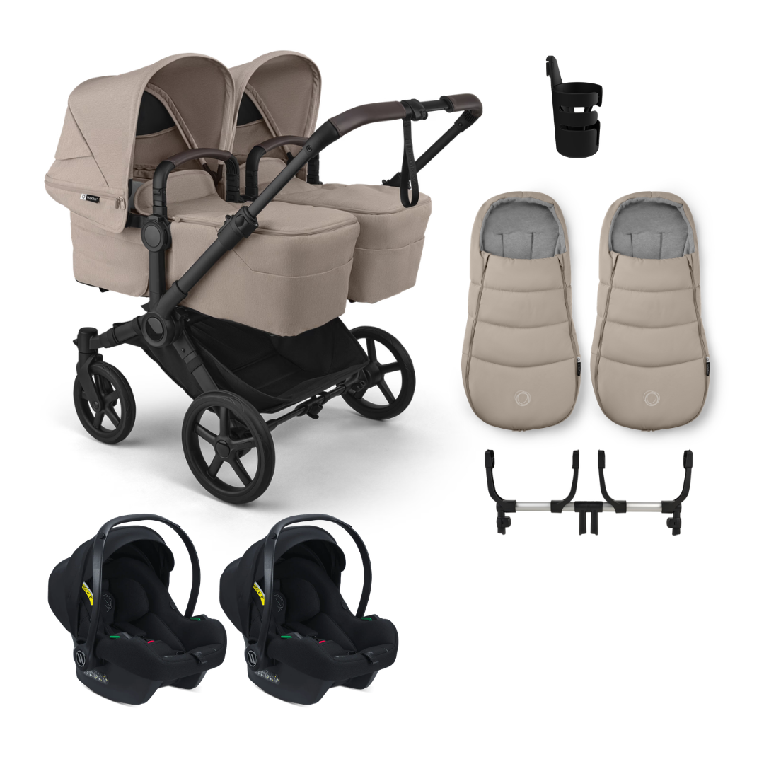 Bugaboo Donkey Twin Complete Bundle with Avionaut Cosmo Smart Travel System
