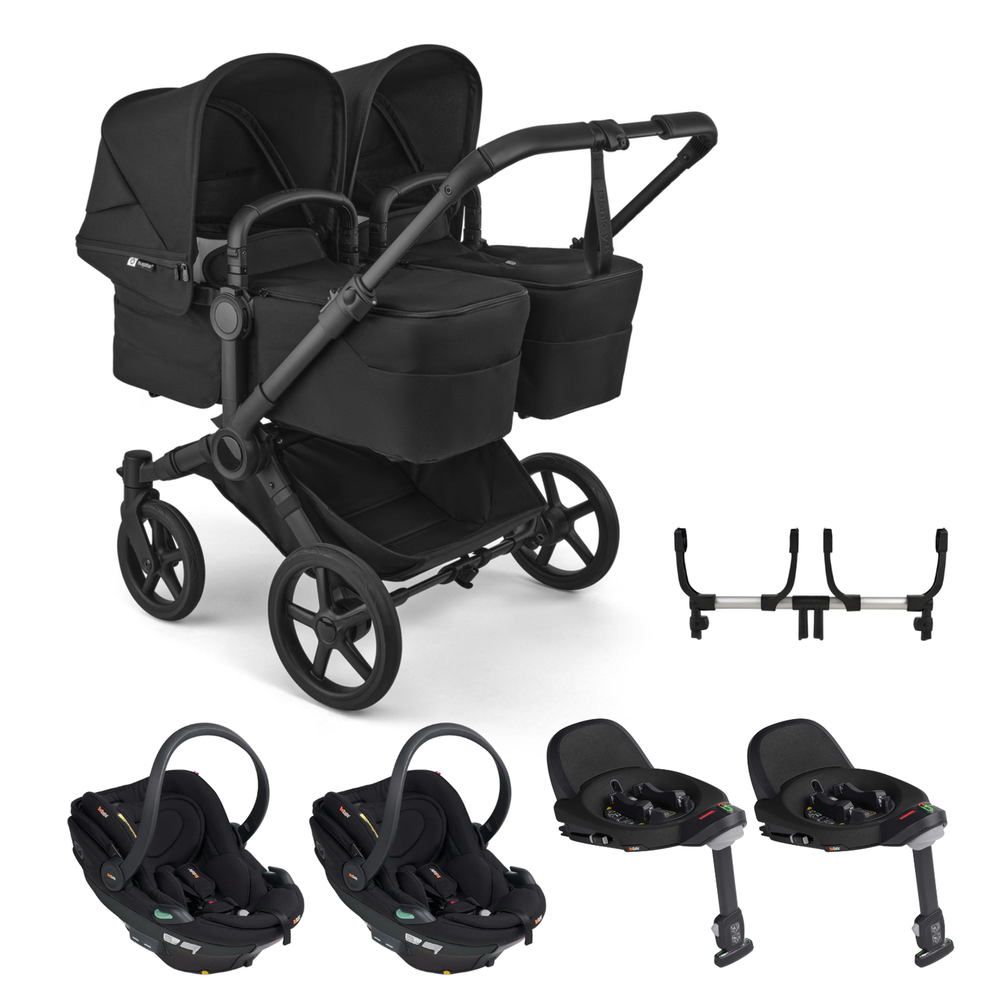 Bugaboo Donkey 6 Twin with BeSafe Go Beyond 2 Travel System