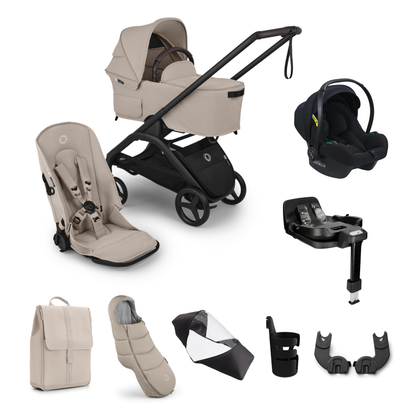 Bugaboo Dragonfly Plus Essential Bundle with Avionaut Cosmo Smart Travel System