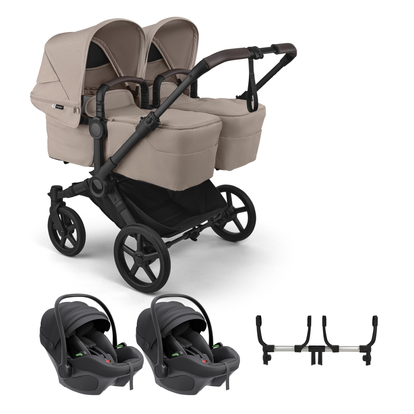 Bugaboo Donkey 6 Twin with Avionaut Pixel 3 Travel System