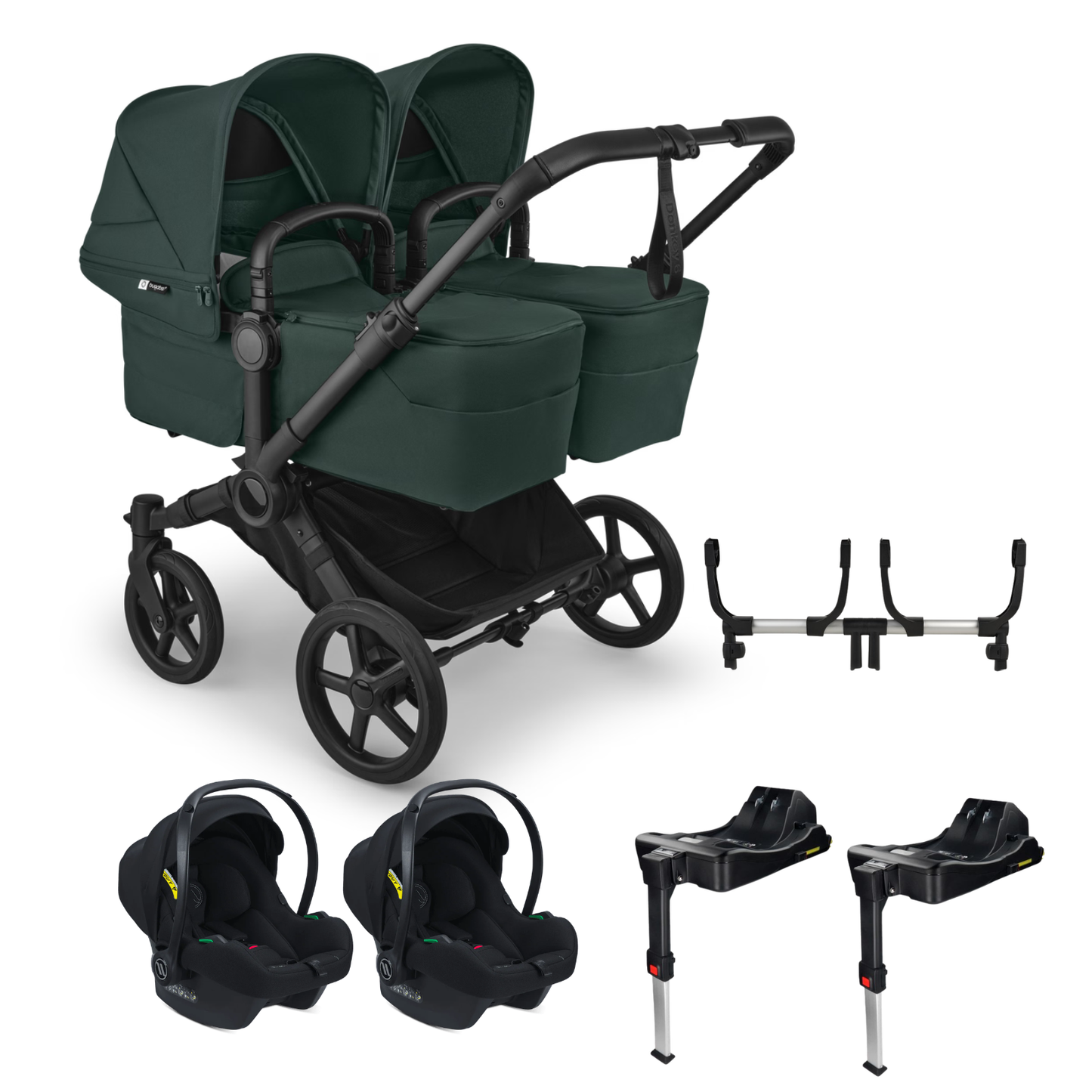 Bugaboo Donkey 6 Twin with Avionaut Cosmo Smart Travel System