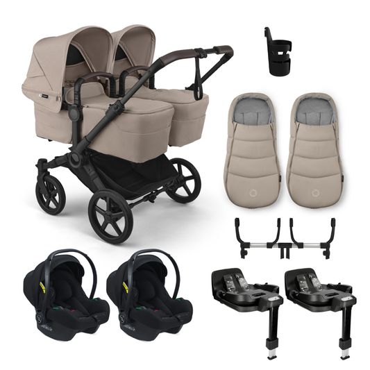 Bugaboo Donkey Twin Complete Bundle with Avionaut Cosmo Smart Travel System