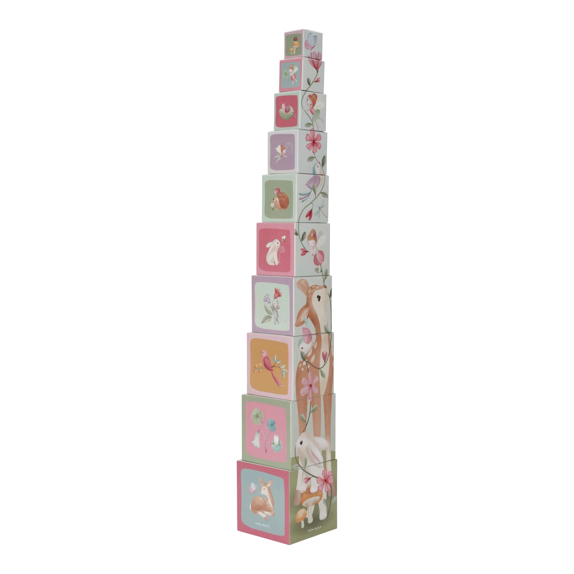 Little Dutch Cardboard Building Blocks - Fairy Garden image 0