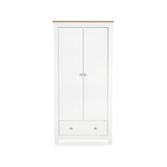 CuddleCo Burford Wardrobe - White & Oak