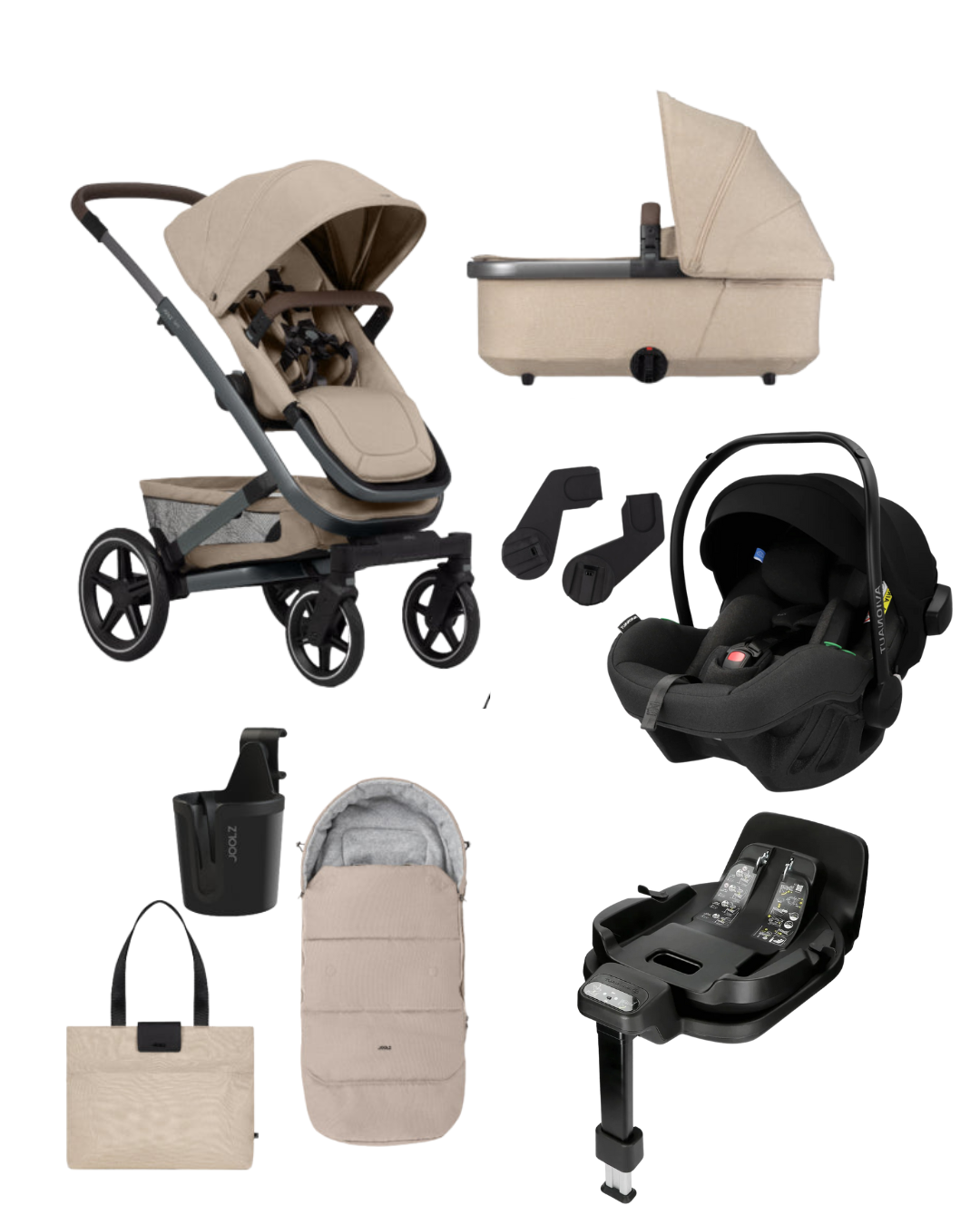 Joolz Geo³ Mono Pushchair Bundle with Avionaut Pixel Pro 2.0C & Orbit IQ Rotating Isofix Base
