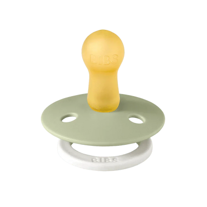 BIBS Colour GLOW 2 Pack Dummies - Sage & Cloud