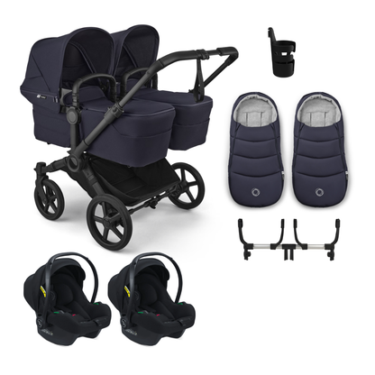 Bugaboo Donkey Twin Complete Bundle with Avionaut Cosmo Smart Travel System