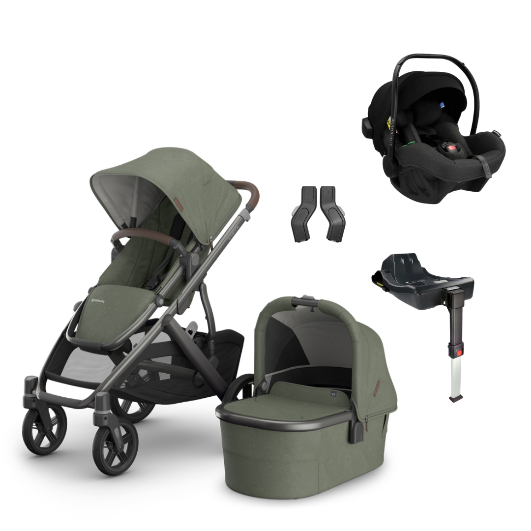 UPPAbaby Vista V3 Pushchair with Avionaut Pixel Pro Travel System