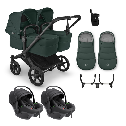 Bugaboo Donkey 6 Twin Complete Bundle with Avionaut Pixel 3 Travel System