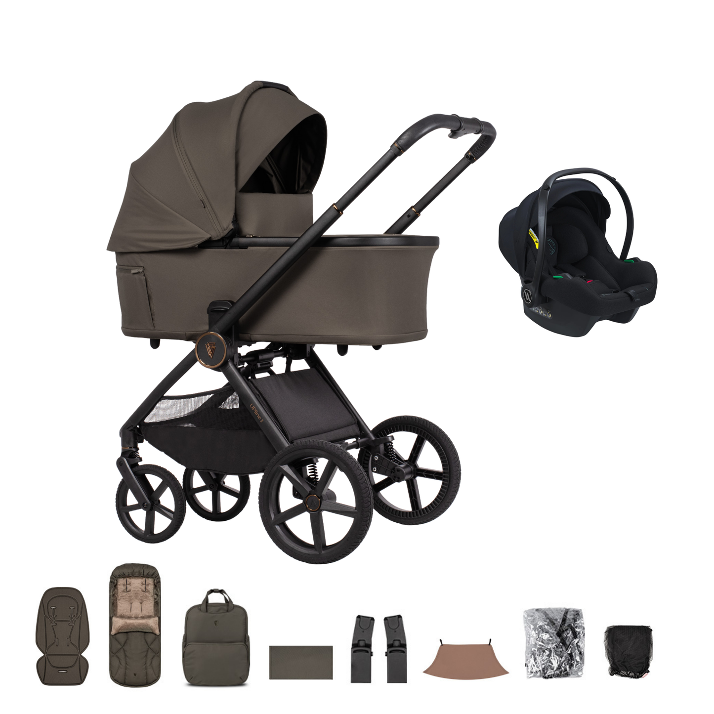 Venicci Upline 3 Pushchair with Avionaut Cosmo Smart Travel System