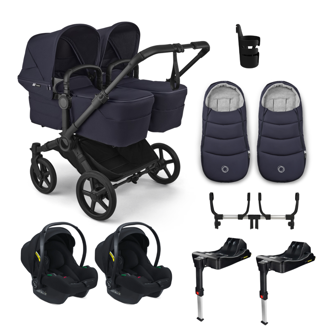 Bugaboo Donkey Twin Complete Bundle with Avionaut Cosmo Smart Travel System