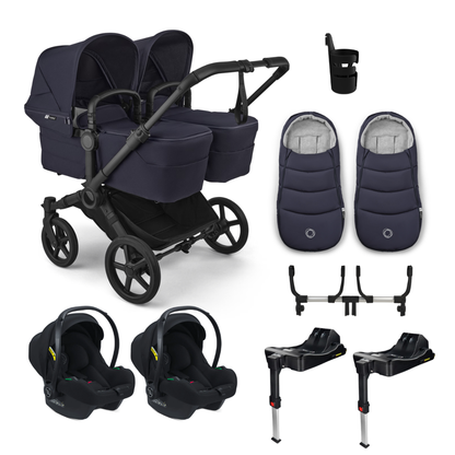 Bugaboo Donkey Twin Complete Bundle with Avionaut Cosmo Smart Travel System