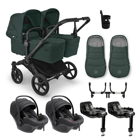 Bugaboo Donkey 6 Twin Complete Bundle with Avionaut Pixel 3 Travel System