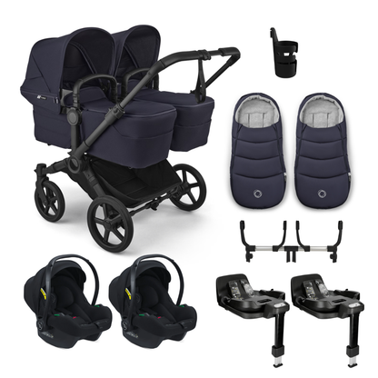 Bugaboo Donkey Twin Complete Bundle with Avionaut Cosmo Smart Travel System