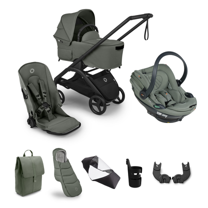 Bugaboo Dragonfly Plus Essential Bundle with BeSafe Go Beyond2 Travel System