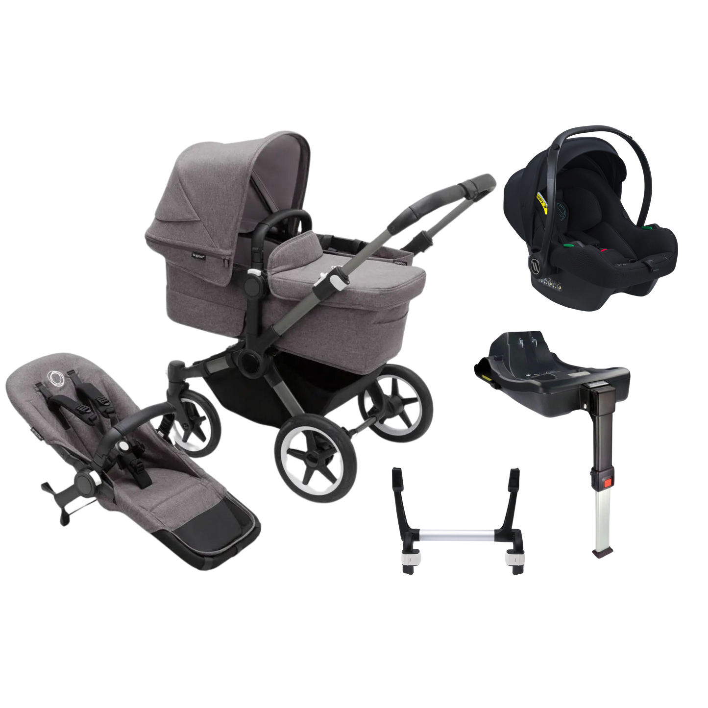Bugaboo Donkey 5 Mono Bundle with Avionaut Cosmo Smart Travel System