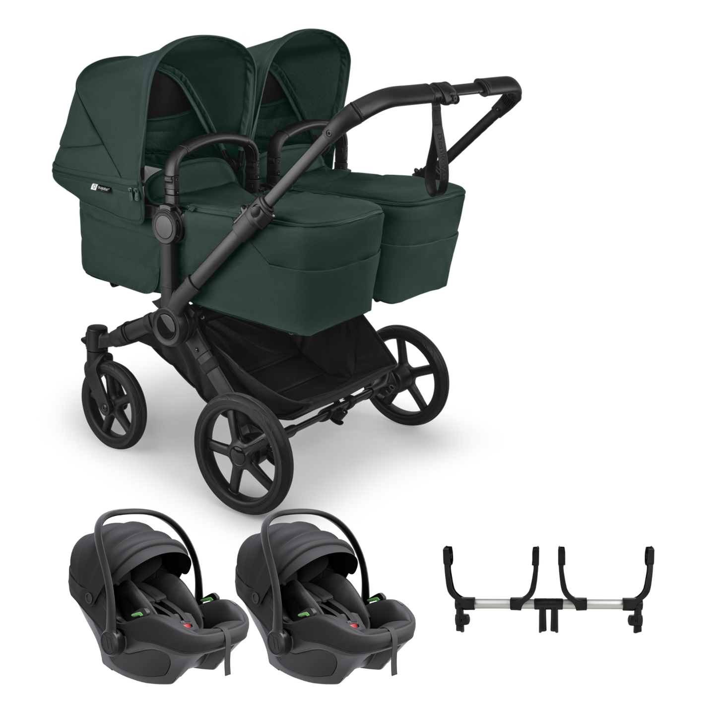 Bugaboo Donkey 6 Twin with Avionaut Pixel 3 Travel System