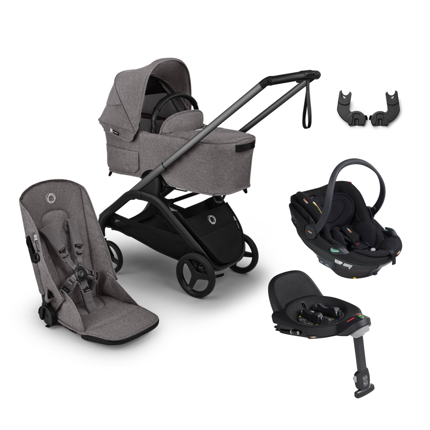 Bugaboo Dragonfly Plus Bundle with BeSafe Go Beyond 2 Travel System