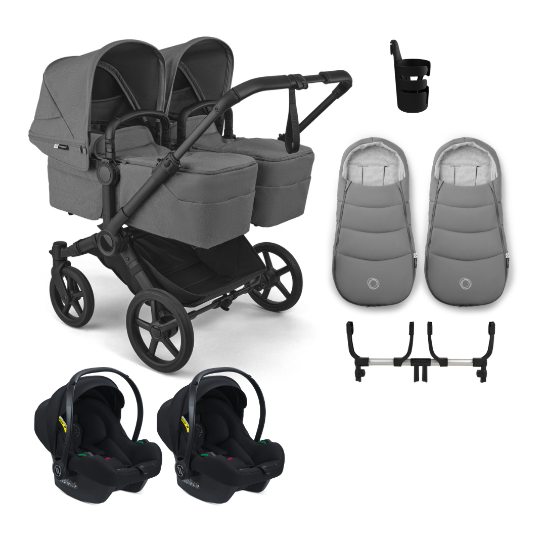 Bugaboo Donkey Twin Complete Bundle with Avionaut Cosmo Smart Travel System