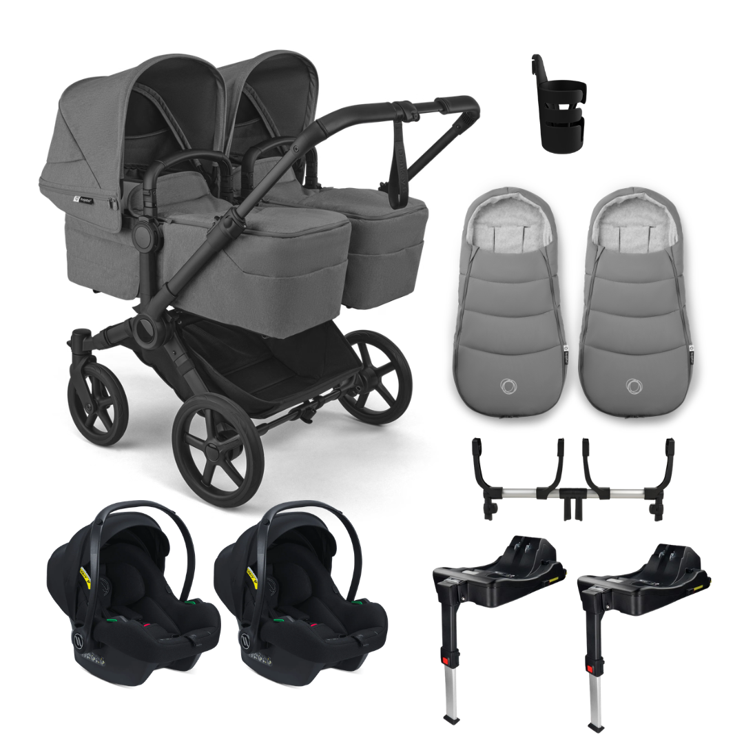 Bugaboo Donkey Twin Complete Bundle with Avionaut Cosmo Smart Travel System
